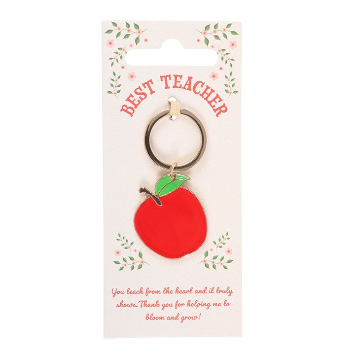 Best Teacher Apple Keyring