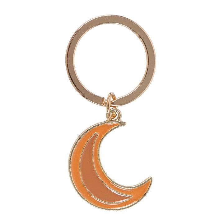 Autumn Magic Moon Keyring