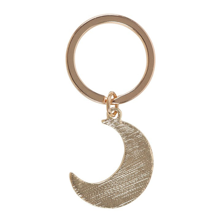 Autumn Magic Moon Keyring