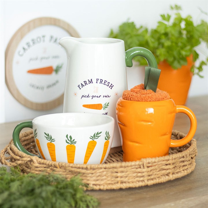 Carrot Shaped Mug and Socks Set