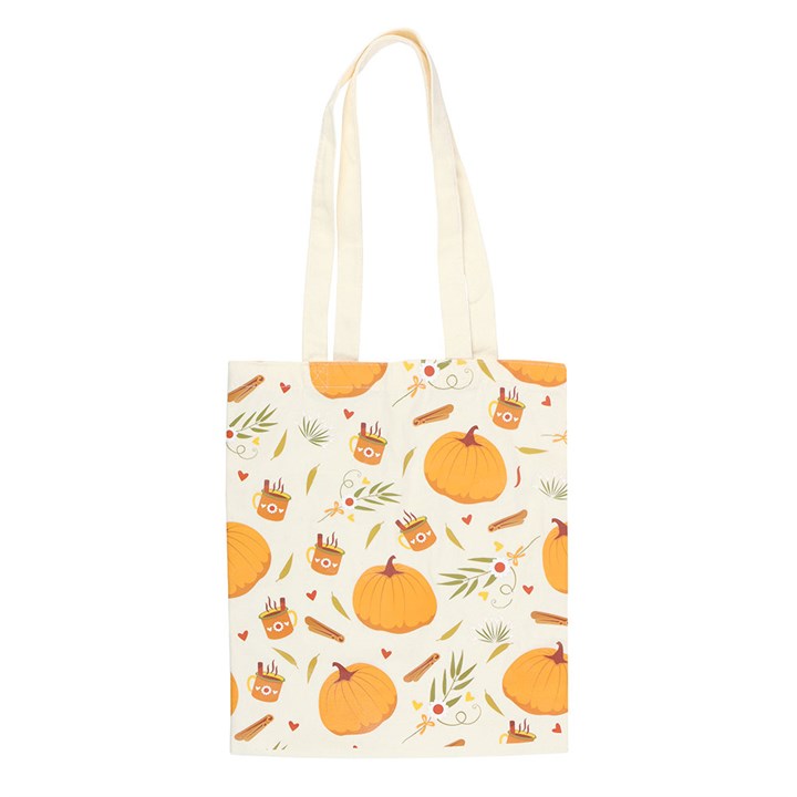 Autumn Days Print Polycotton Tote Bag