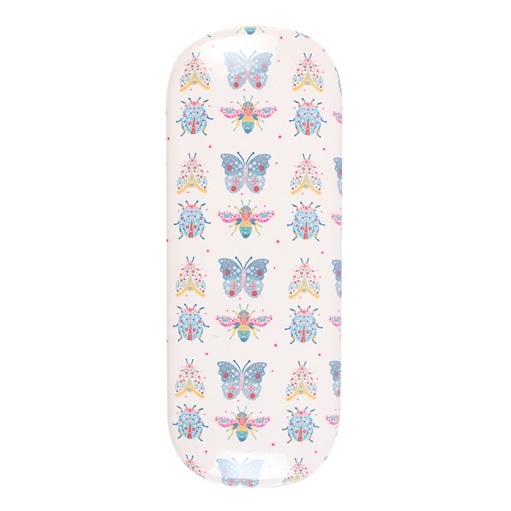 Floral Bug Print Glasses Case