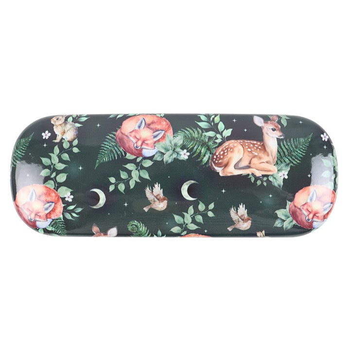 Fawn and Friends Forest Print Glasses Case