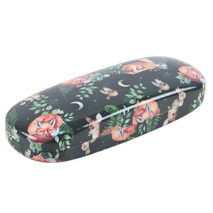 Fawn and Friends Forest Print Glasses Case