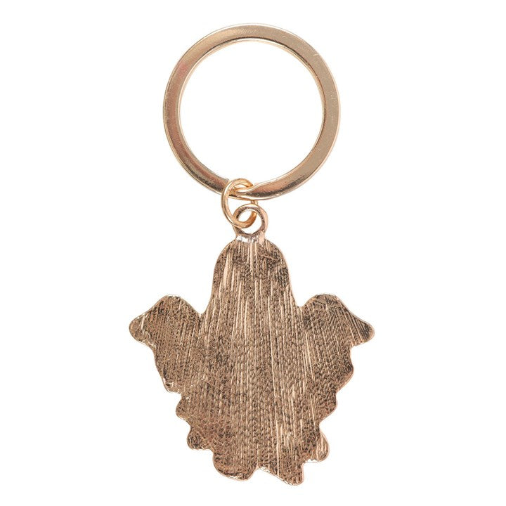 Spooky Season Groovy Ghost Keyring