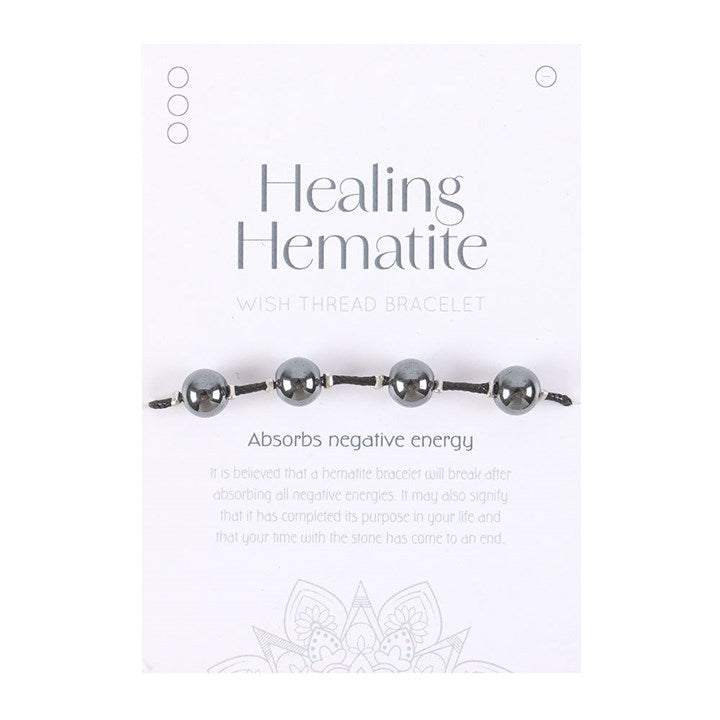 Healing Hematite String Bracelet