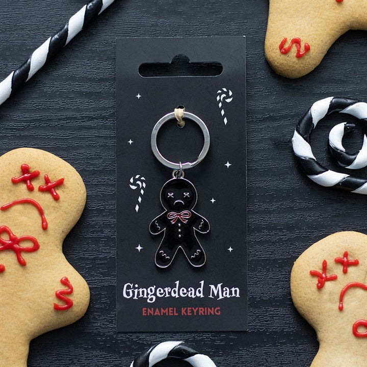 Black Gingerdead Man Keyring