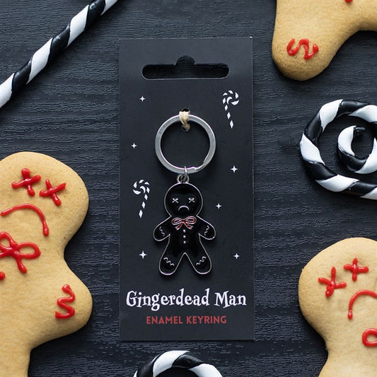 Black Gingerdead Man Keyring