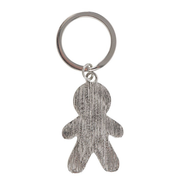 Black Gingerdead Man Keyring