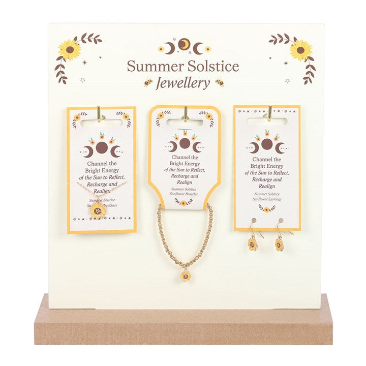 Set of 18 Summer Solstice Jewellery Pieces on Display