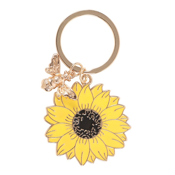 You Are My Sunshine Sunflower Keyring