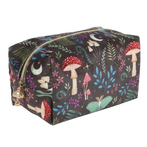 Dark Forest Print Makeup Bag