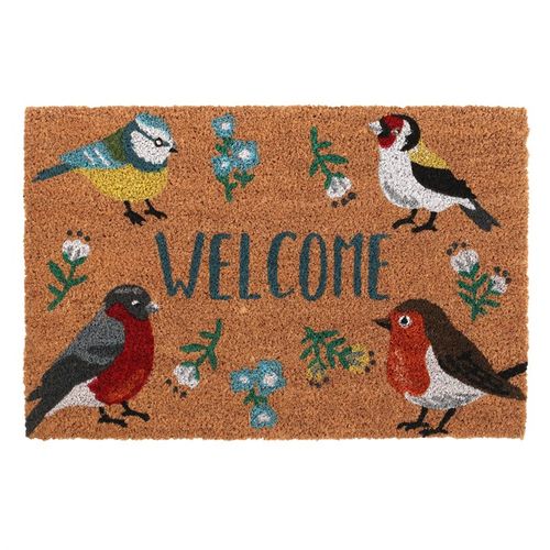 Natural British Garden Birds Doormat