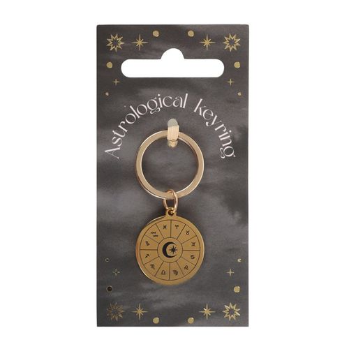 Astrology Wheel Keyring