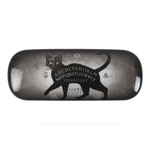 Black Cat Spirit Board Glasses Case by Alchemy