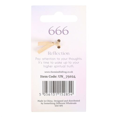 666 Angel Number Keyring