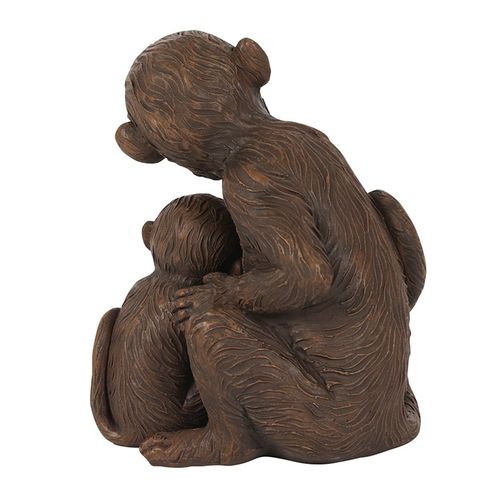 Monkey Mother and Baby Ornament