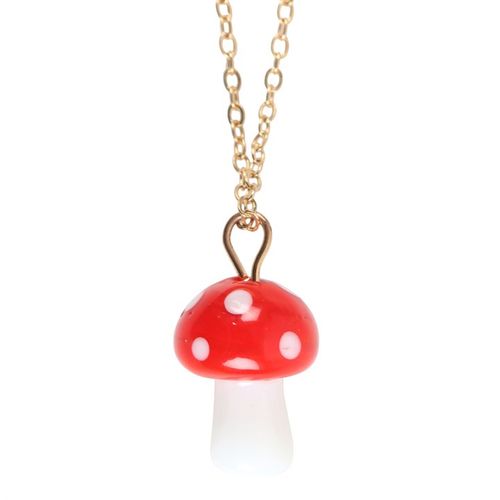 Toadstool Charm Necklace Card